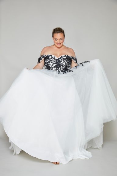 White Studio Curve Plus Size Wedding Dress
